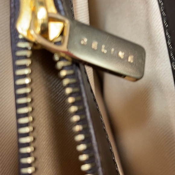 Celine Macadam Brown Tote Bag in Canvas with Gold hardware - Picture 11 of 12